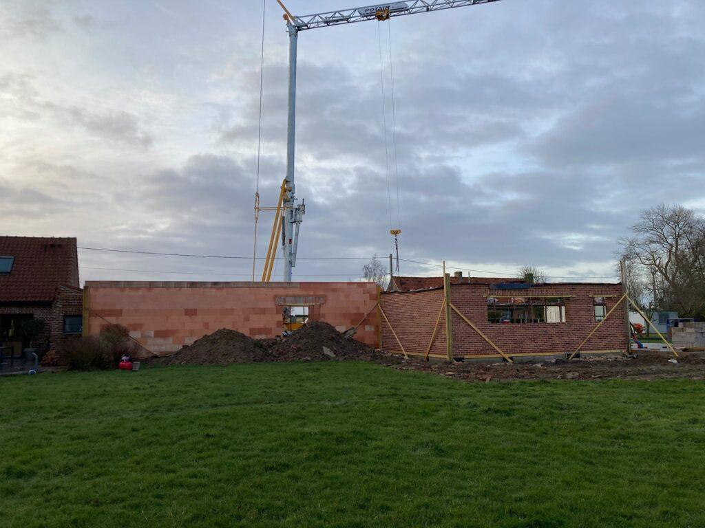 Construction neuve bureaux Pocholle Hauts de France