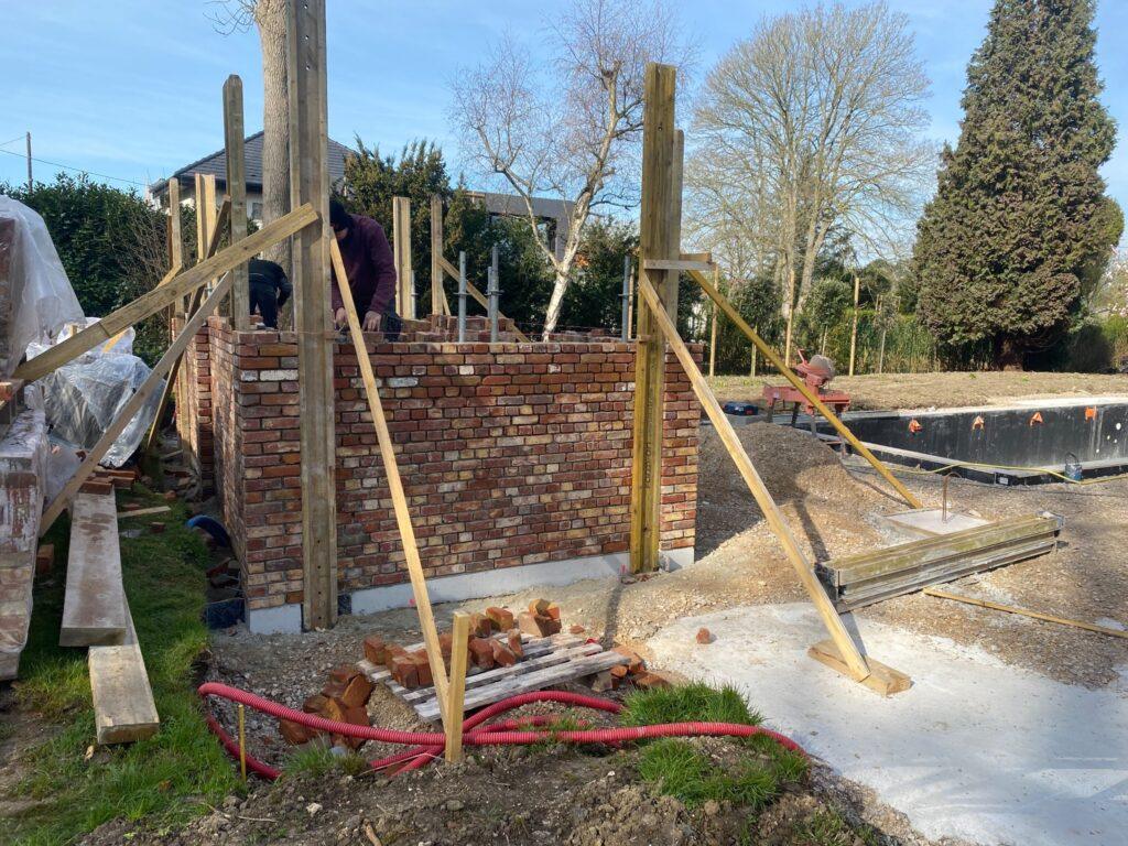 construction pool house saint omer pocholle maconnerie 01