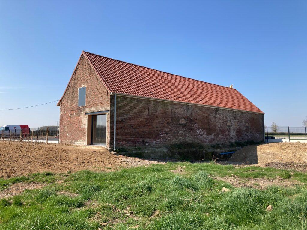 renovation facade ebblinghem pocholle apres pignon